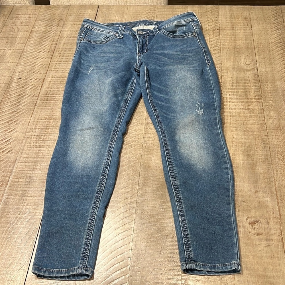 Seven 7 Jeans Womens Booty Shaper High Rise Legging Stretch Blue Denim Casual